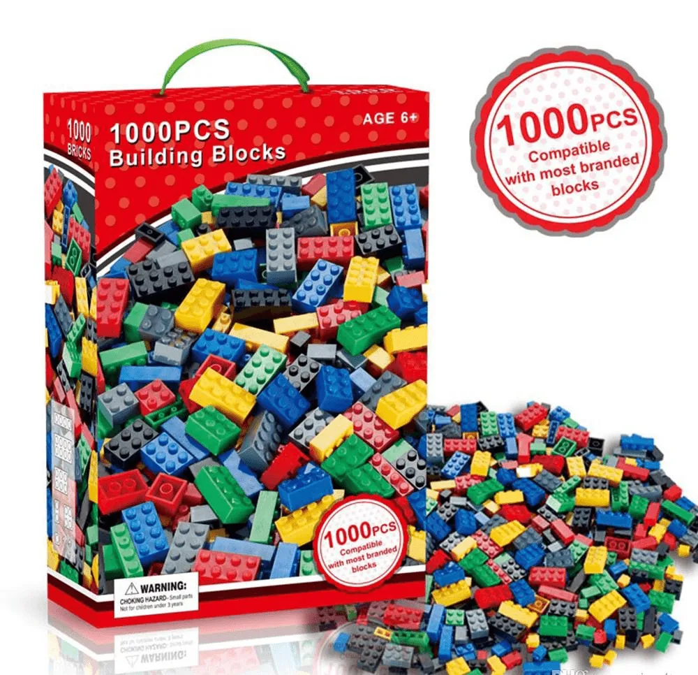 1000 Small Pcs Blocks Compatible With All Major Brands