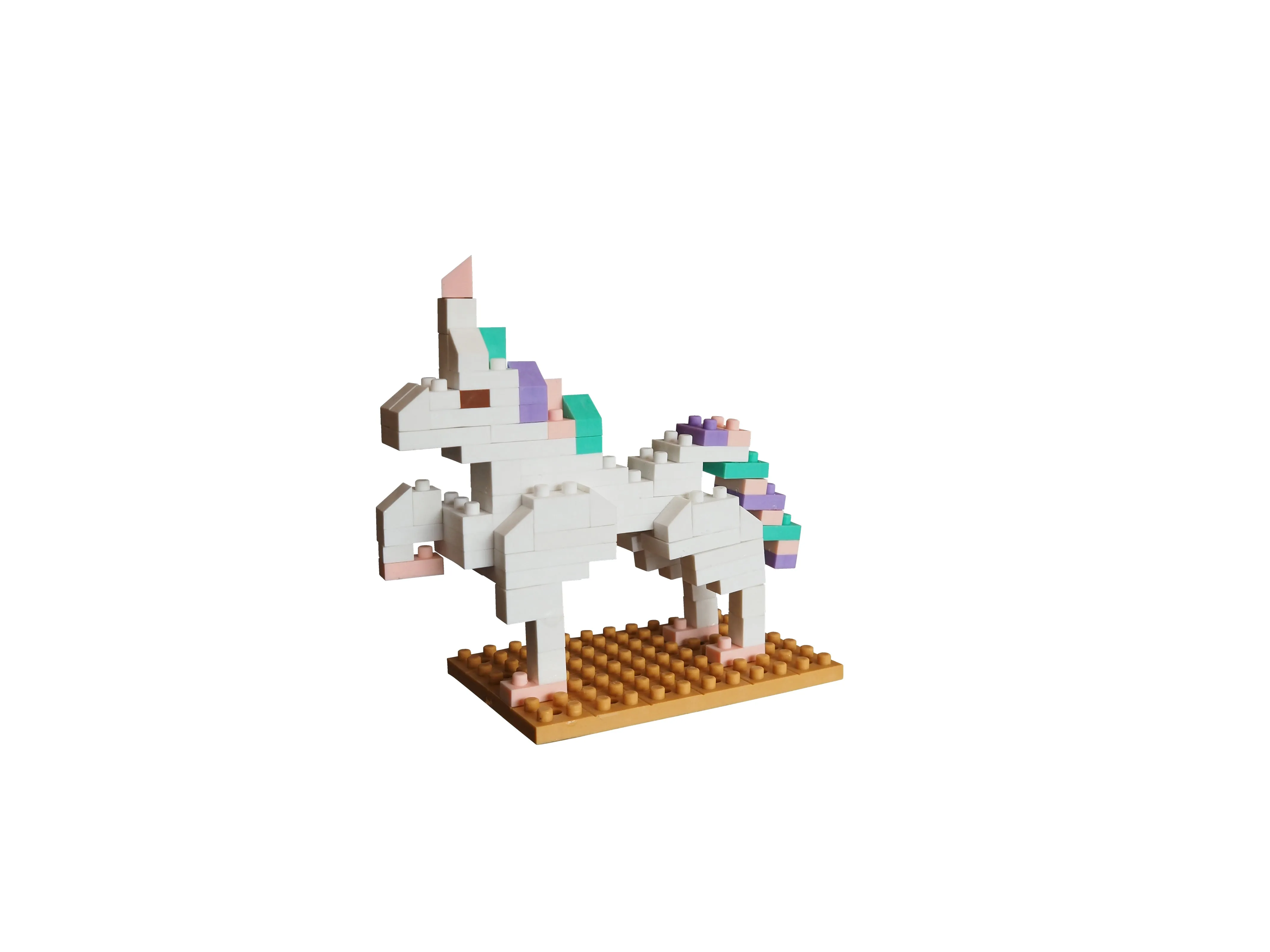 38485 Iwako BLOCKS Unicorn Eraser-1