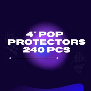 4 Inch Pop Protectors (240 Pieces)