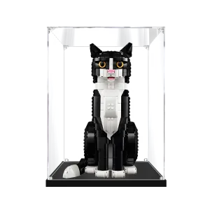 Acrylic Display Case for LEGO® Tuxedo Cat 21349