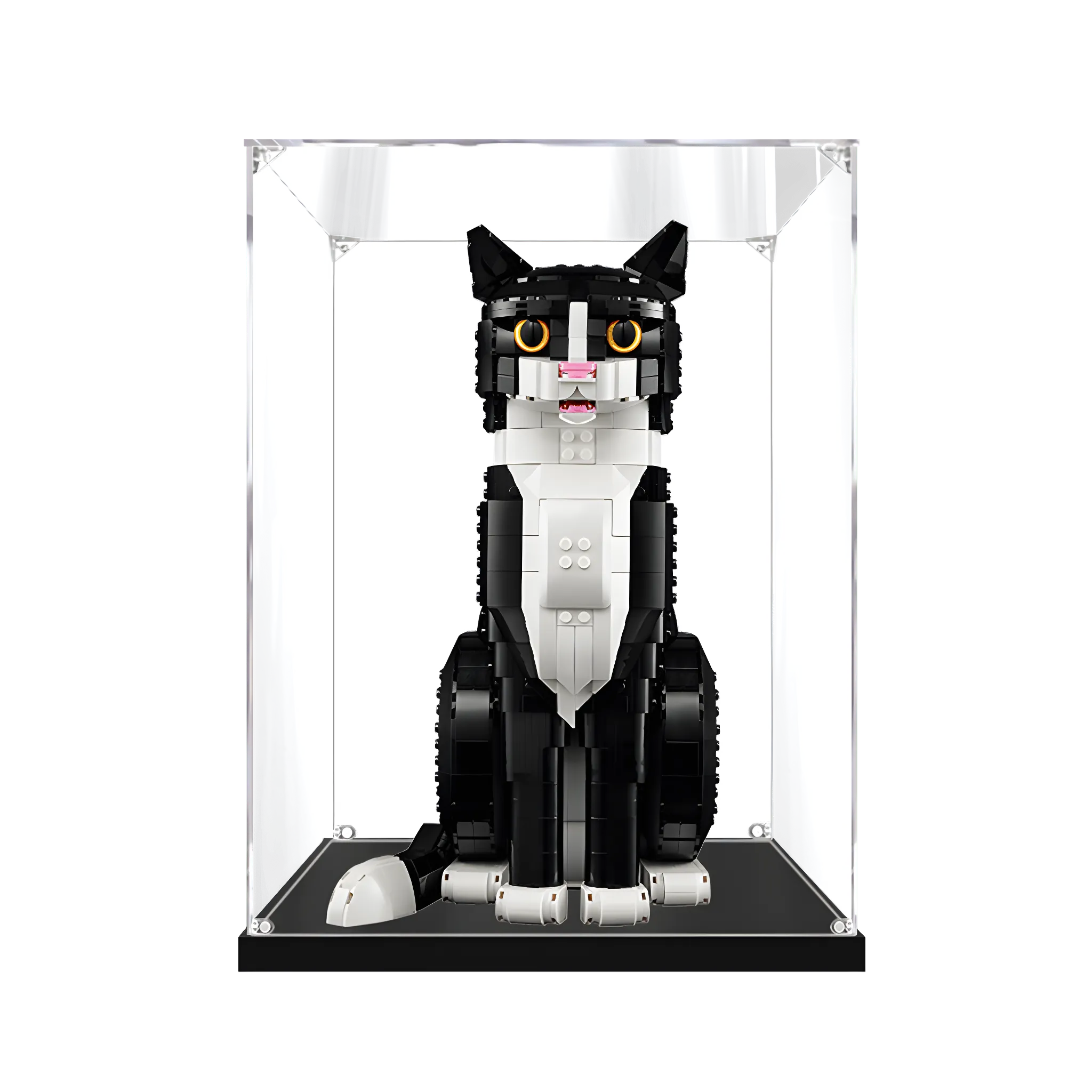 Acrylic Display Case for LEGO® Tuxedo Cat 21349