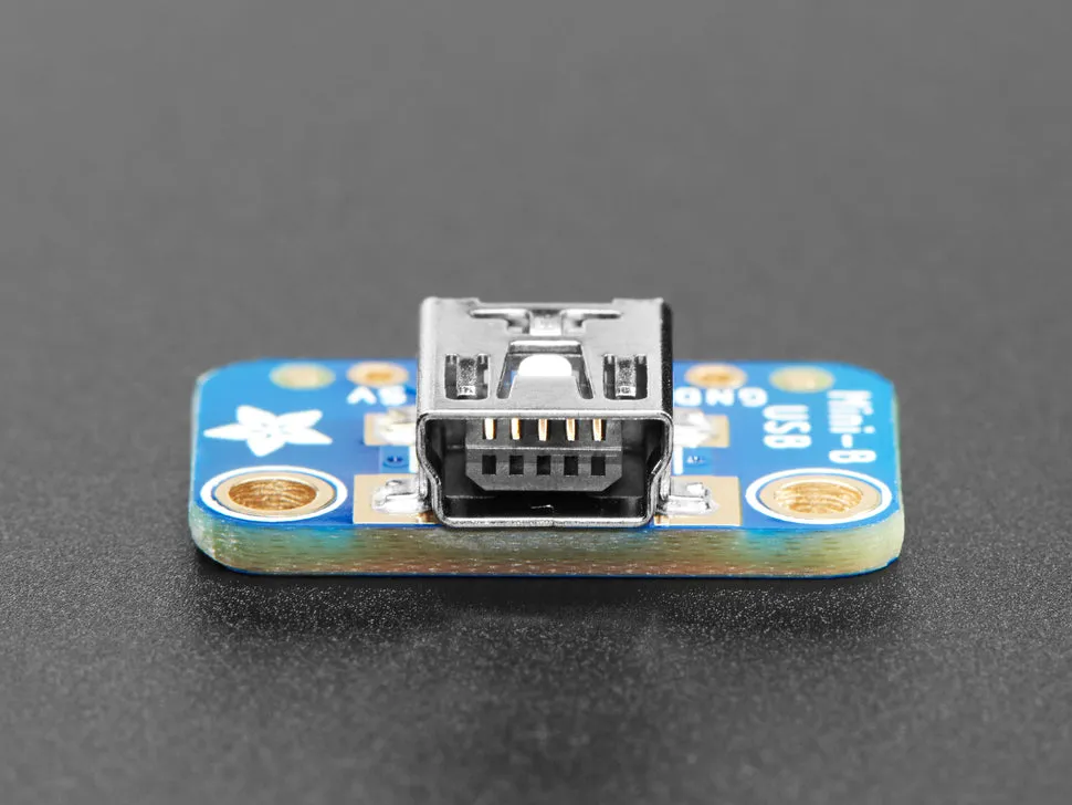 Adafruit USB Mini-B Breakout Board