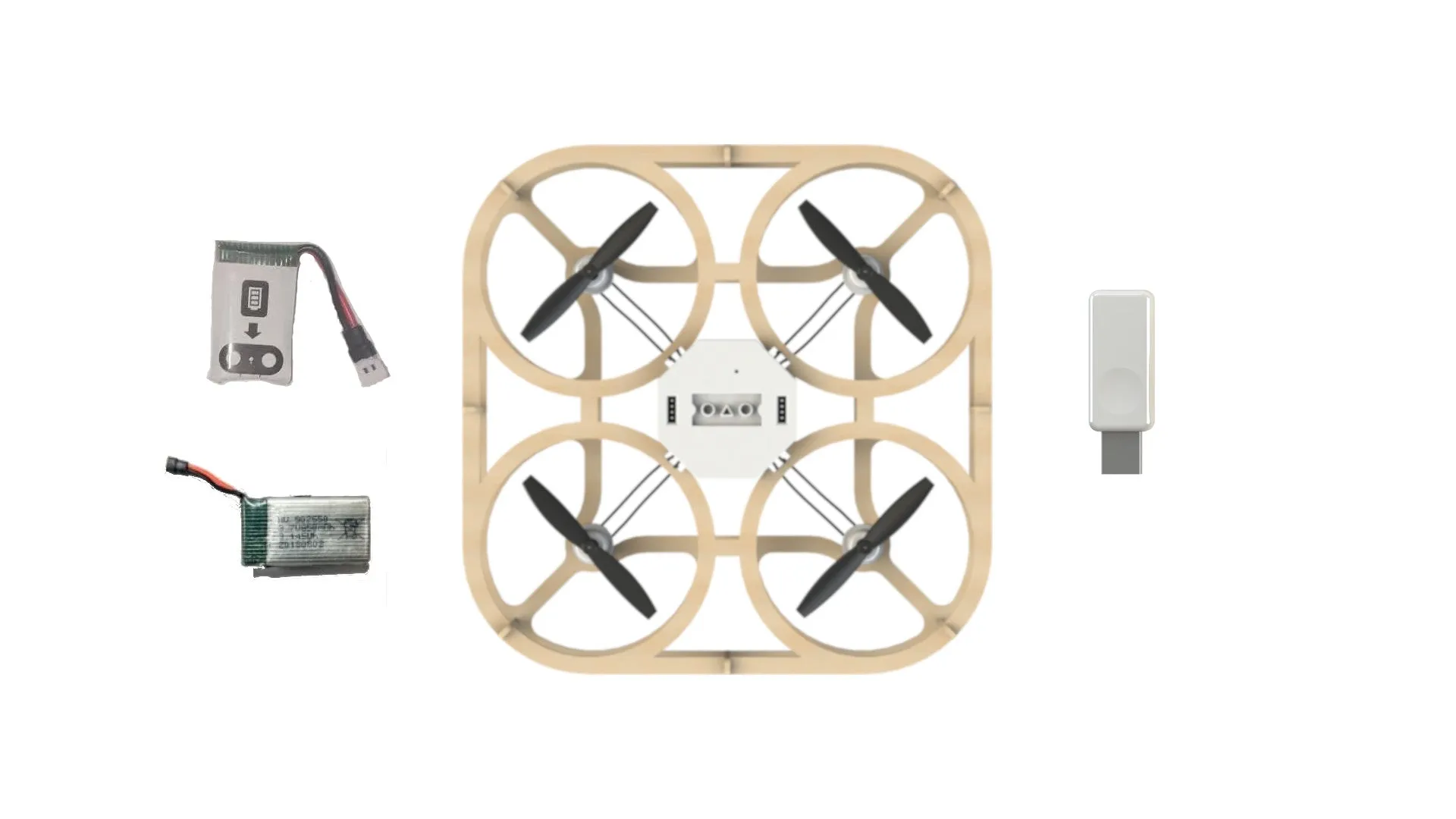 Airwood Cubee Bundle with  Fast Charger and Battery