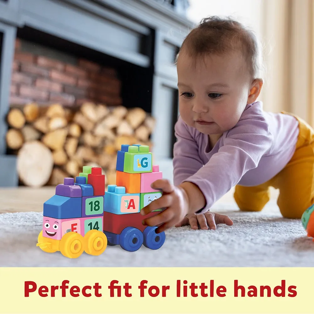 Alphabet & Number Learning Train Blocks Set