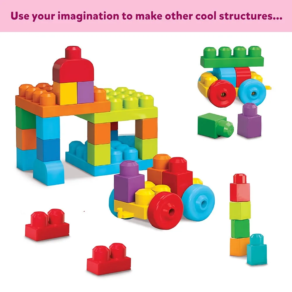 Alphabet & Number Learning Train Blocks Set