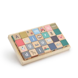 Alphabet blocks farm