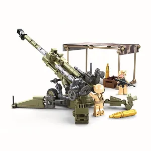 American 155mm Howitzer Building Blocks Weapon Set | General Jim's Toys and Bricks