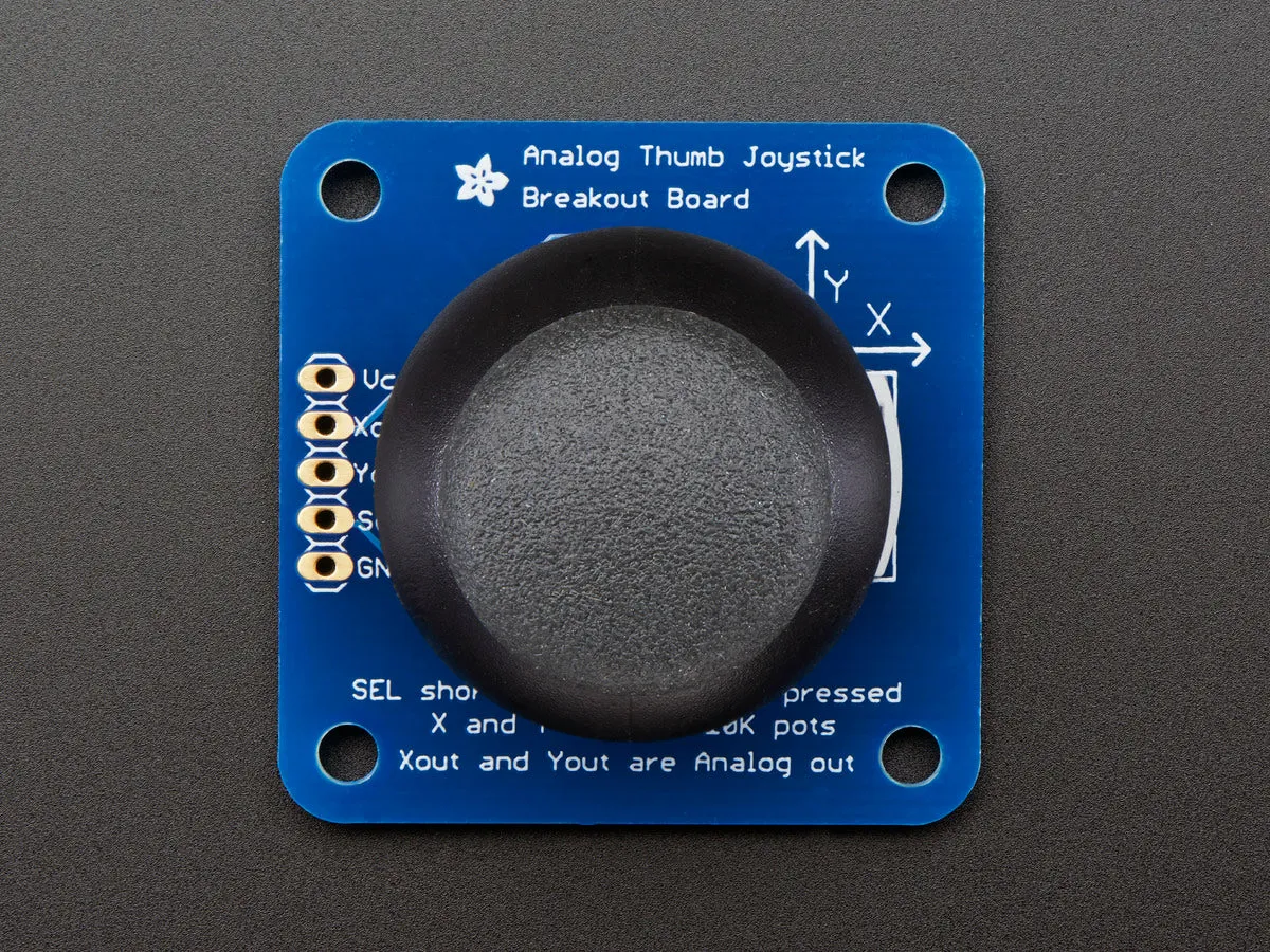 Analog 2-axis Thumb Joystick with Select Button   Breakout Board