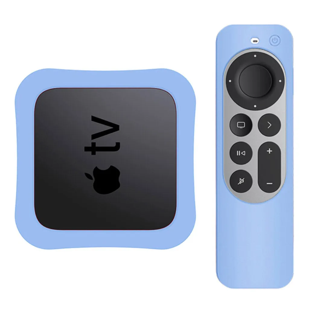 Apple TV 4K (2021) set-top box   controller silicone cover - Blue