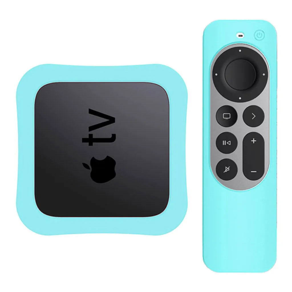 Apple TV 4K (2021) set-top box   controller silicone cover - Light Green