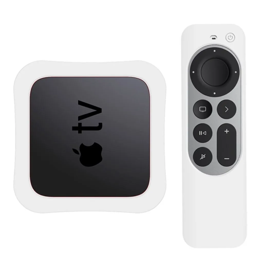 Apple TV 4K (2021) set-top box   controller silicone cover - White