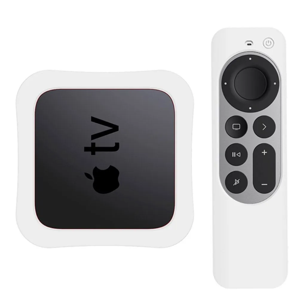 Apple TV 4K (2021) set-top box   controller silicone cover - White