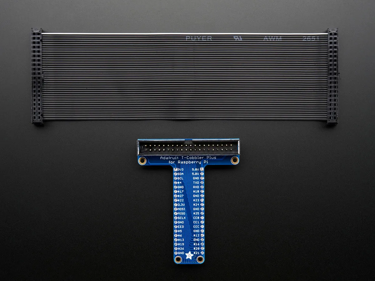 Assembled Pi T-Cobbler Plus - GPIO Breakout