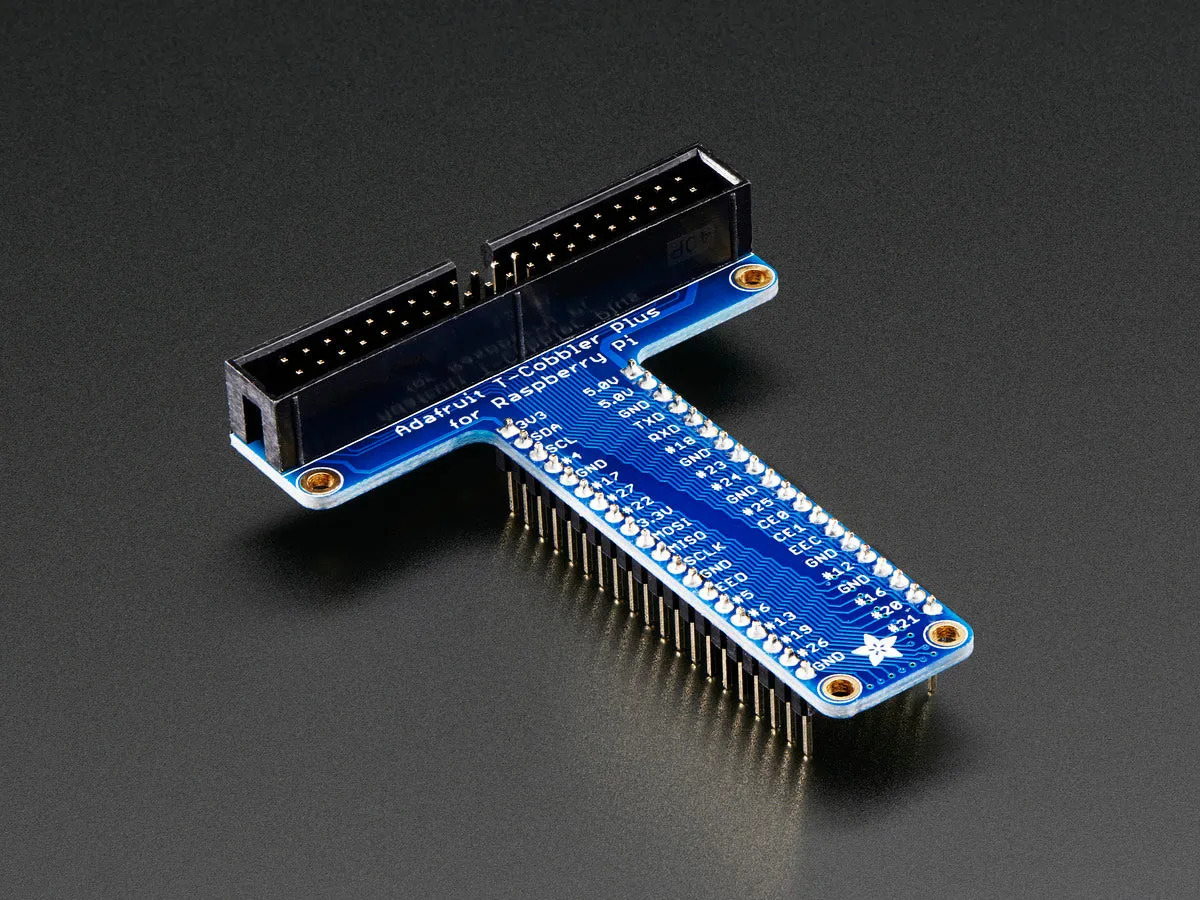 Assembled Pi T-Cobbler Plus - GPIO Breakout