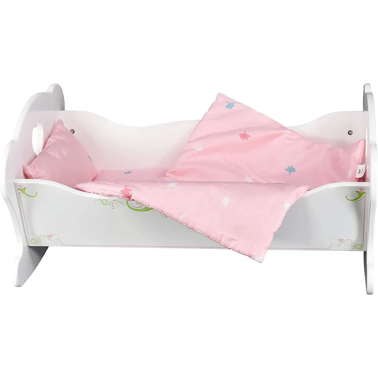 Baby Dolls Wooden High Chair and Cradle Furniture