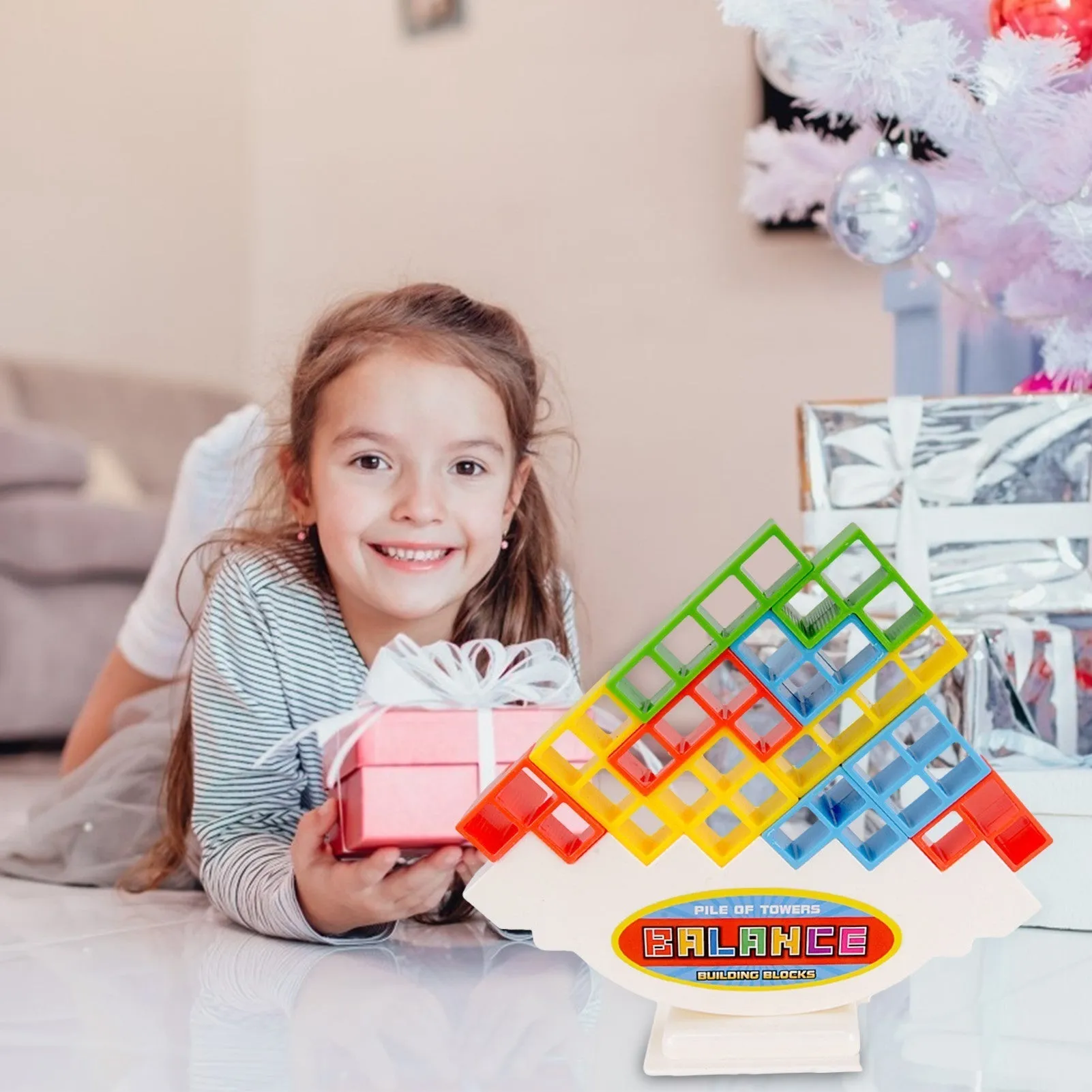 Block Stacking Puzzle Kids Balance Game