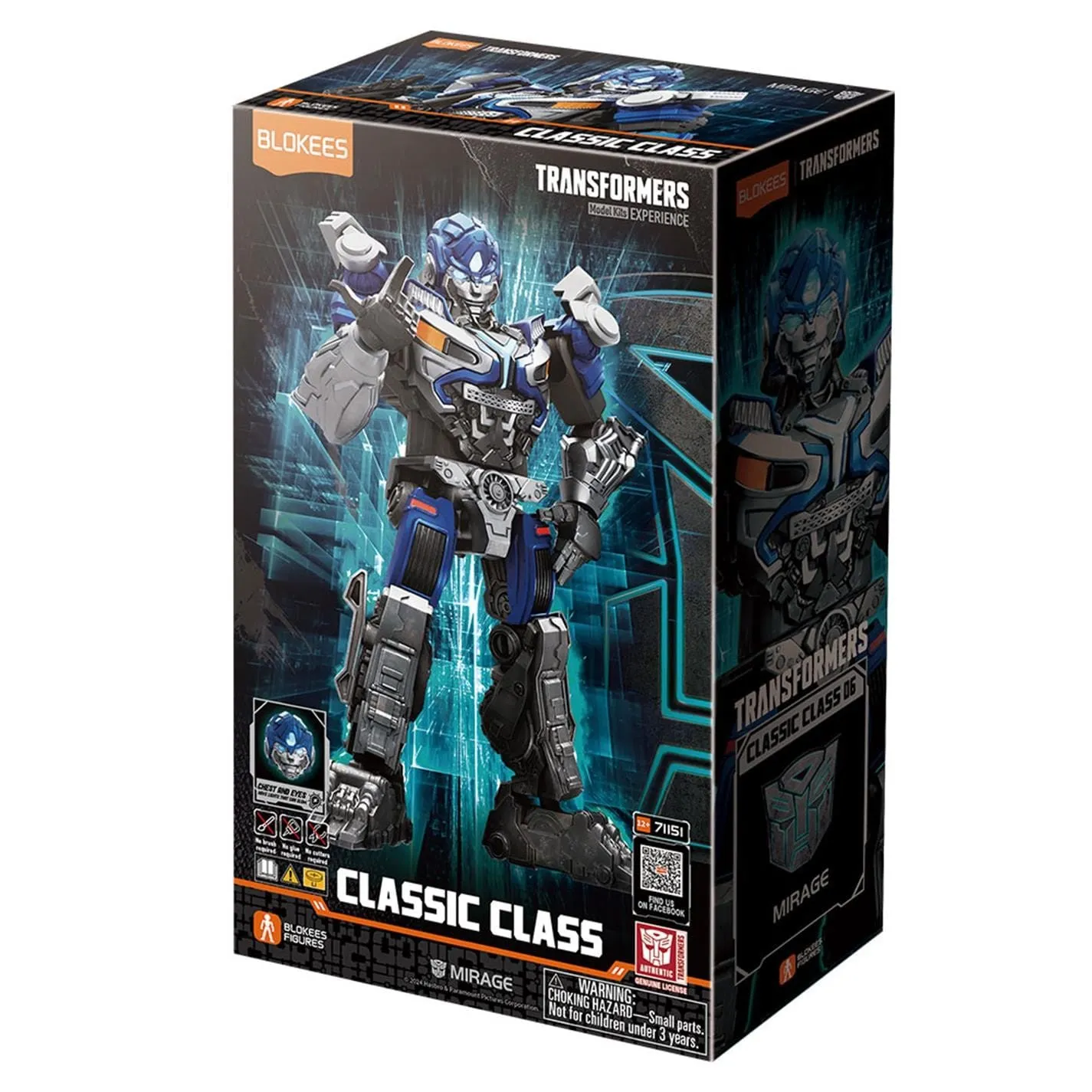 Blokees Transformers Classic Class Mirage Model (00836)