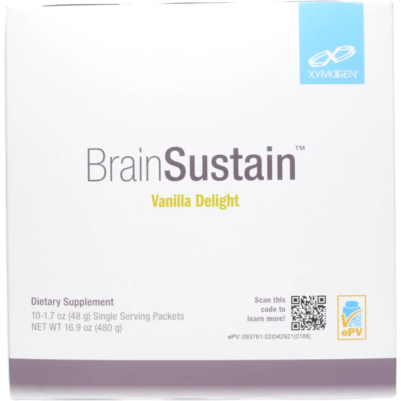 BrainSustain: Vanilla Delight 10 Servings by Xymogen