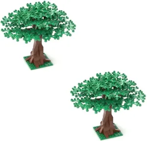 Building Blocks Green Large Toy Trees Play Set - Set of 2 | General Jim's Toys & Bricks