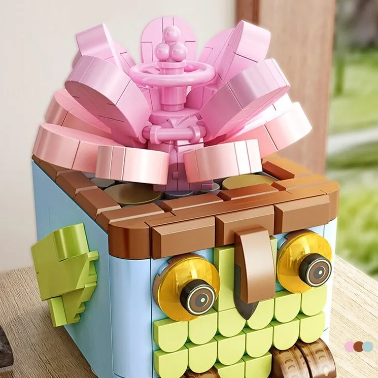 Cactus, Succulent, and Animal Planter Building Sets