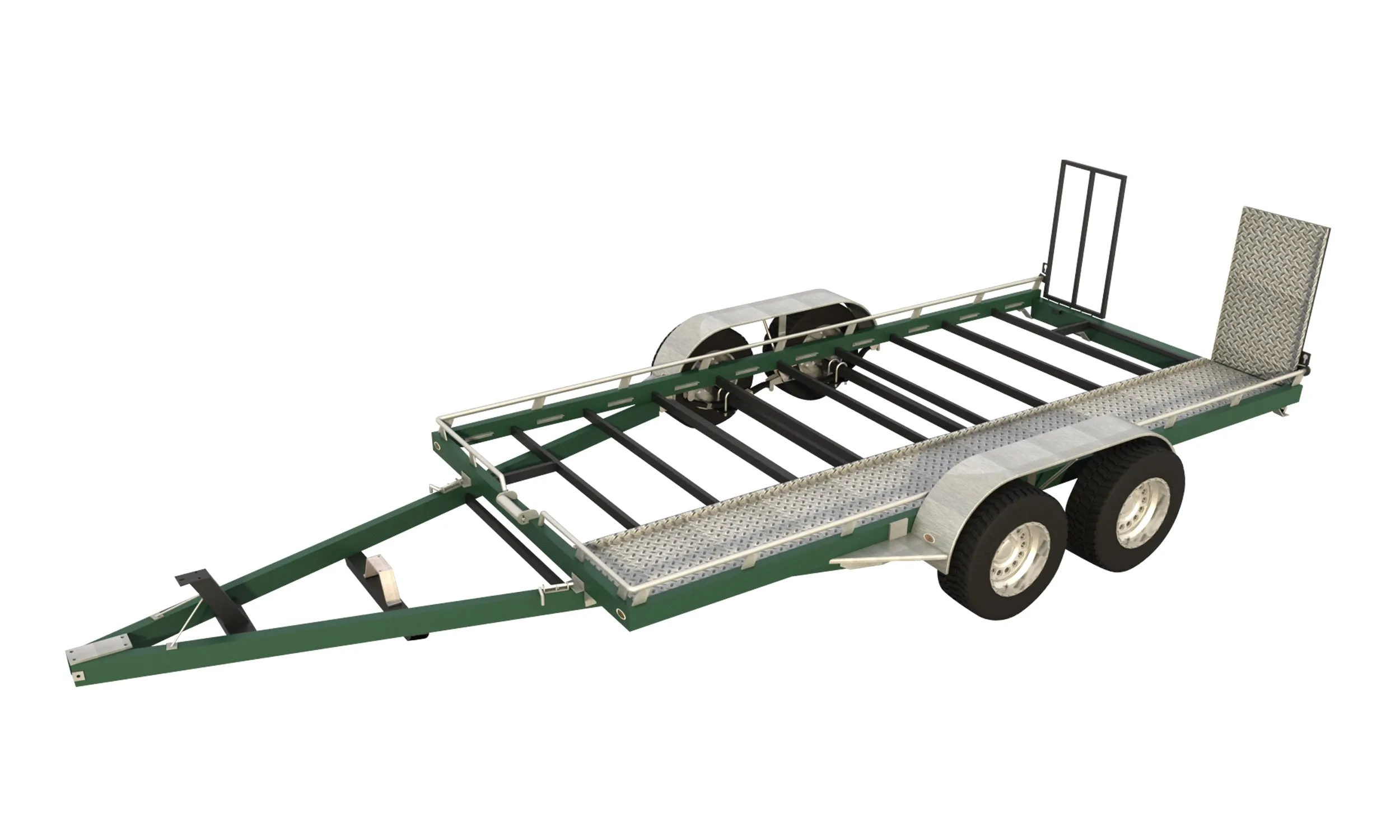 Car Trailer Hauler Plans DIY Homemade Open Auto Carrier Build Your Own