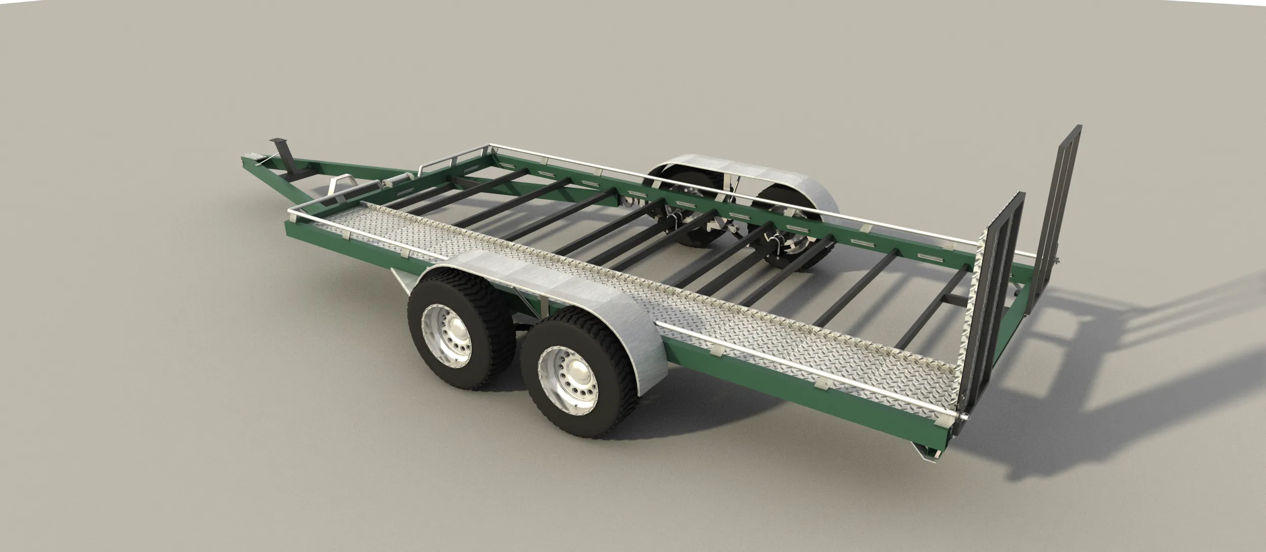 Car Trailer Hauler Plans DIY Homemade Open Auto Carrier Build Your Own