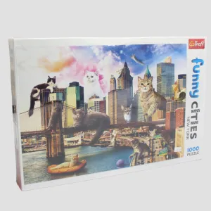 Cats in New York Puzzle - 1000 Pcs