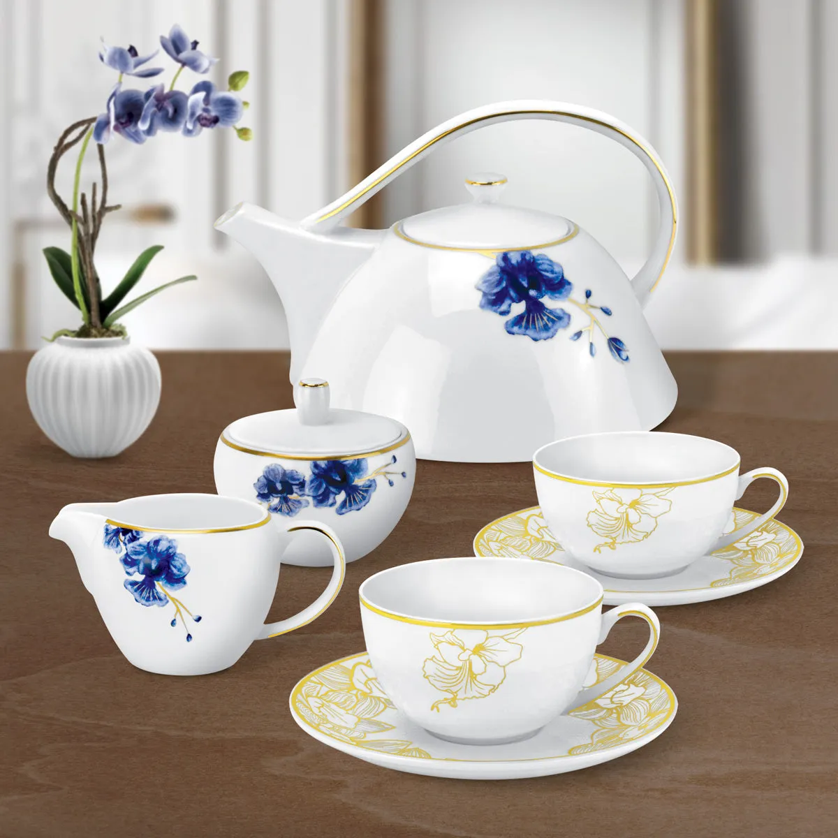 Charles Millen Signature Collection Vogue Series Fleur 9 Piece Tea Set