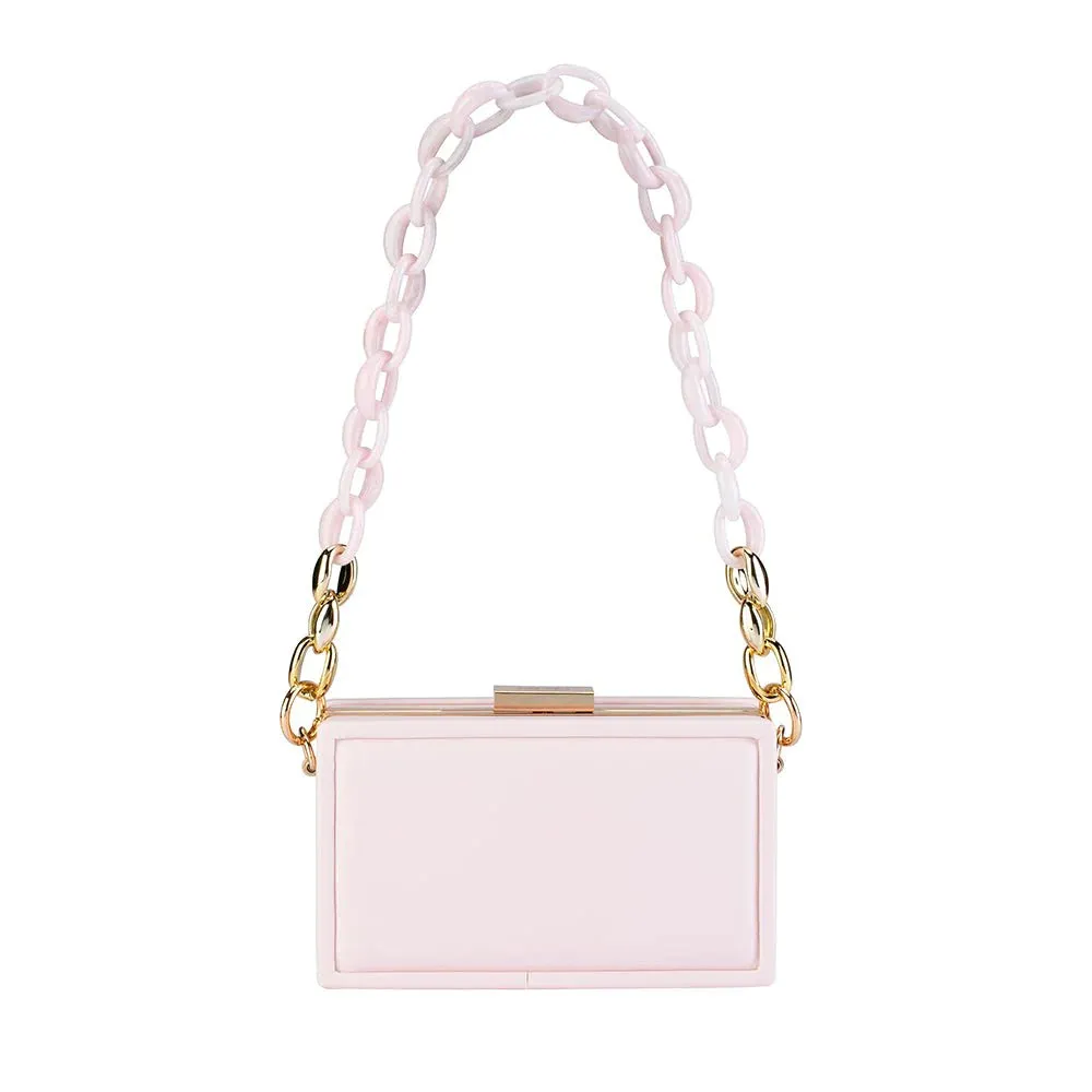 Charlotte Box Bag in Blush