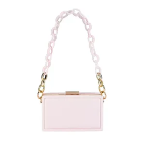 Charlotte Box Bag in Blush