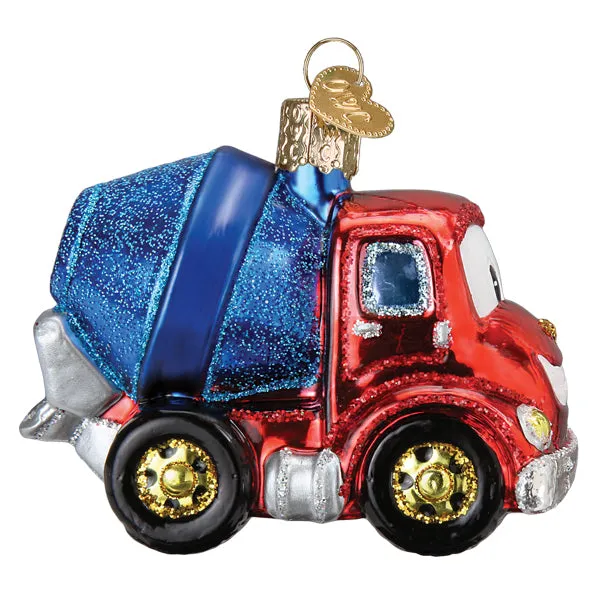 Cheerful Cement Truck Ornament