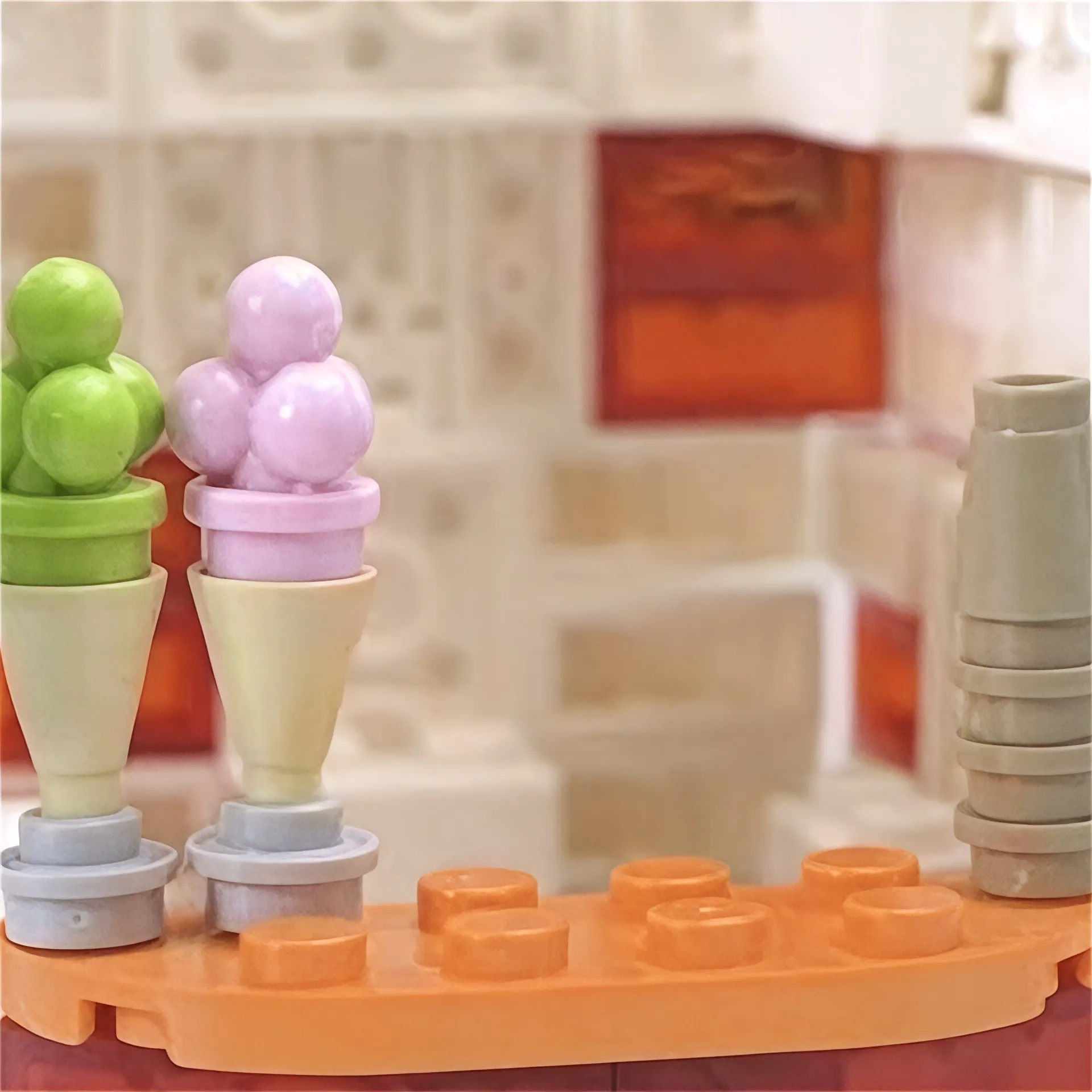 City Series Ice Cream Food Shop Stand Modular Building Blocks Toy Bricks Set | General Jim's Toys