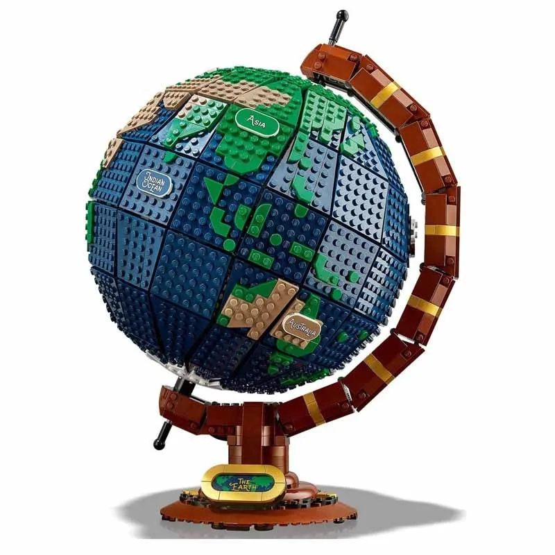 Classic Earth Map 2585PCS brick kit model creative assembly blocks toy boy's birthday gift