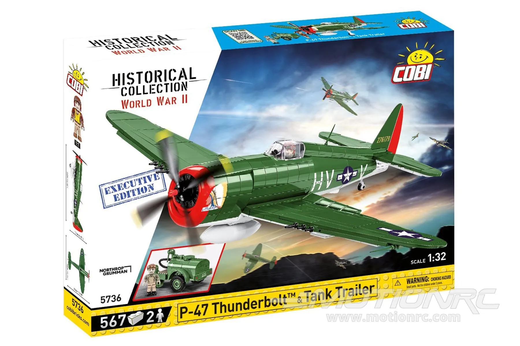 COBI US P-47 Thunderbolt Executive Edition 1:32 Scale Building Block Set