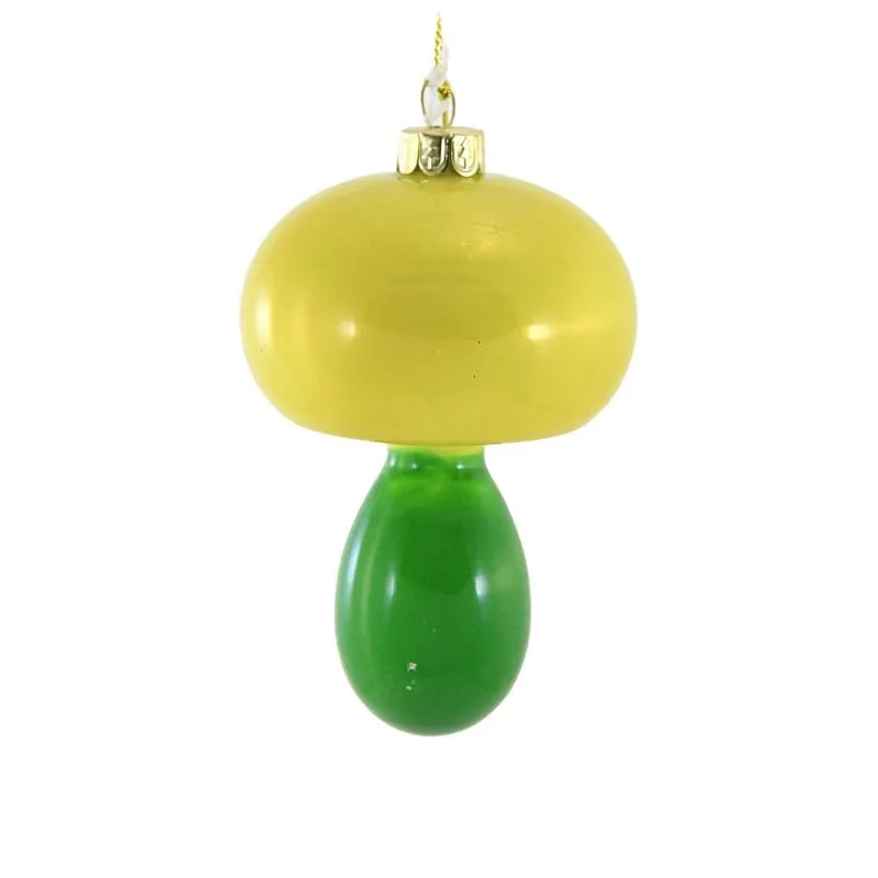 Color Block Spindle Mushroom Ornament