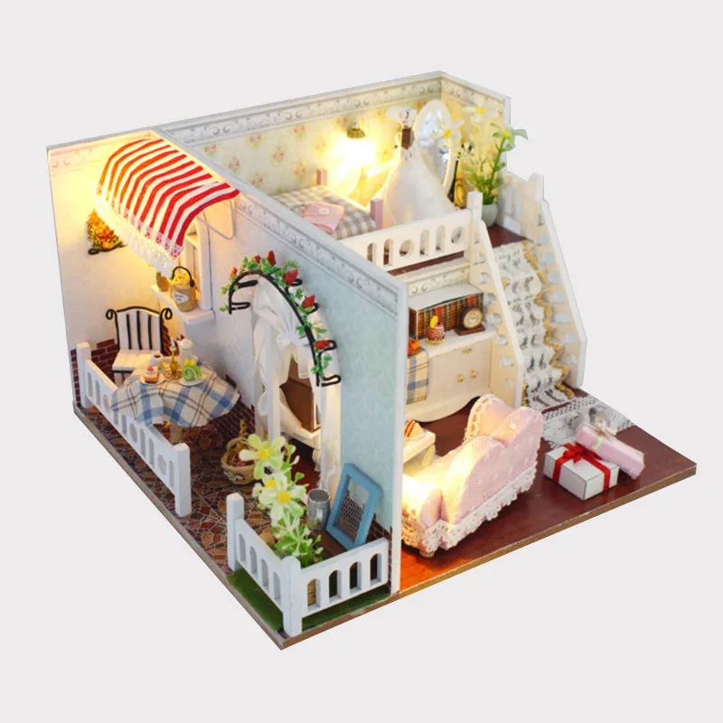 DIY Mini House Building Model Toy Children Gift