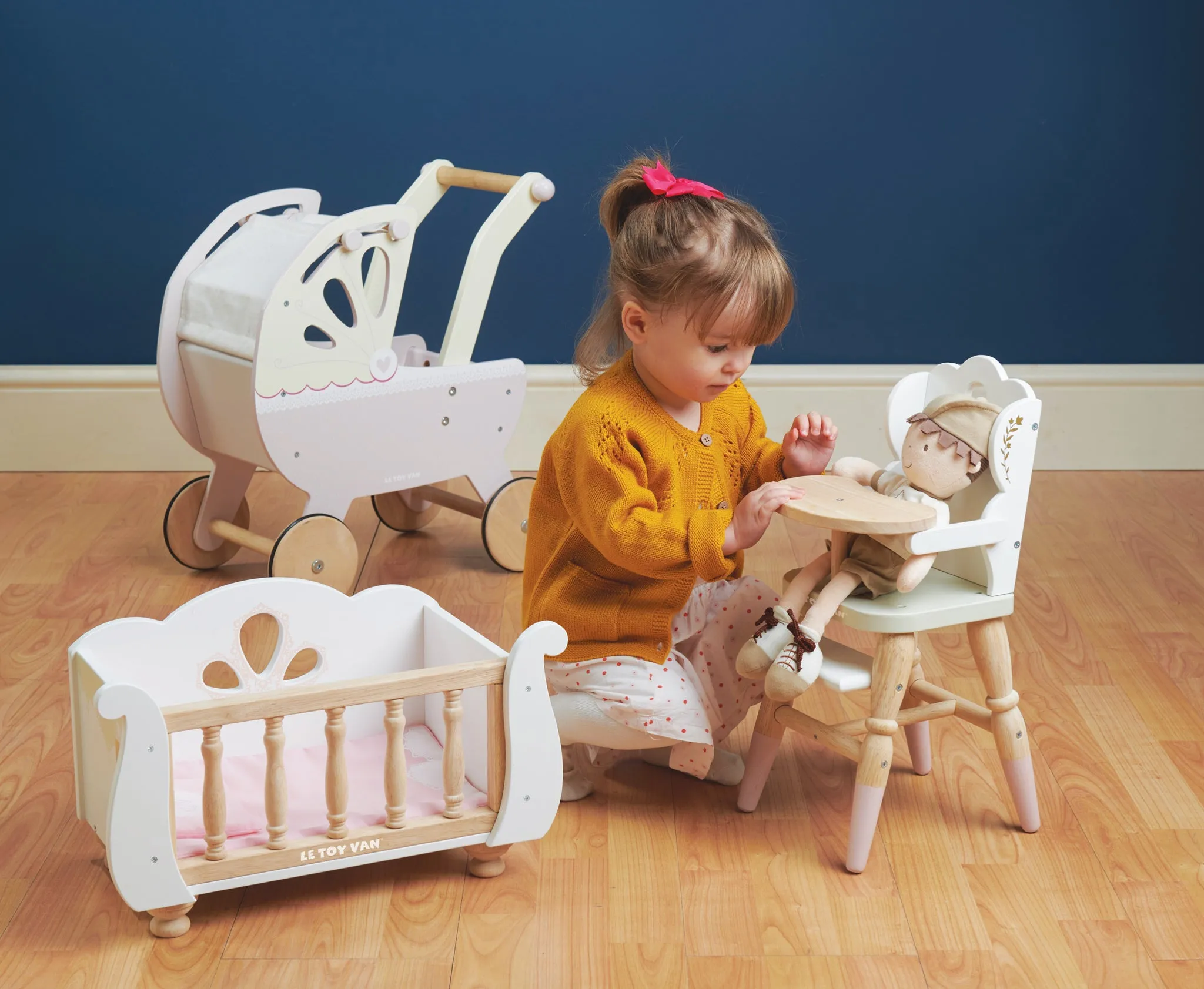 Dolls Wooden High Chair