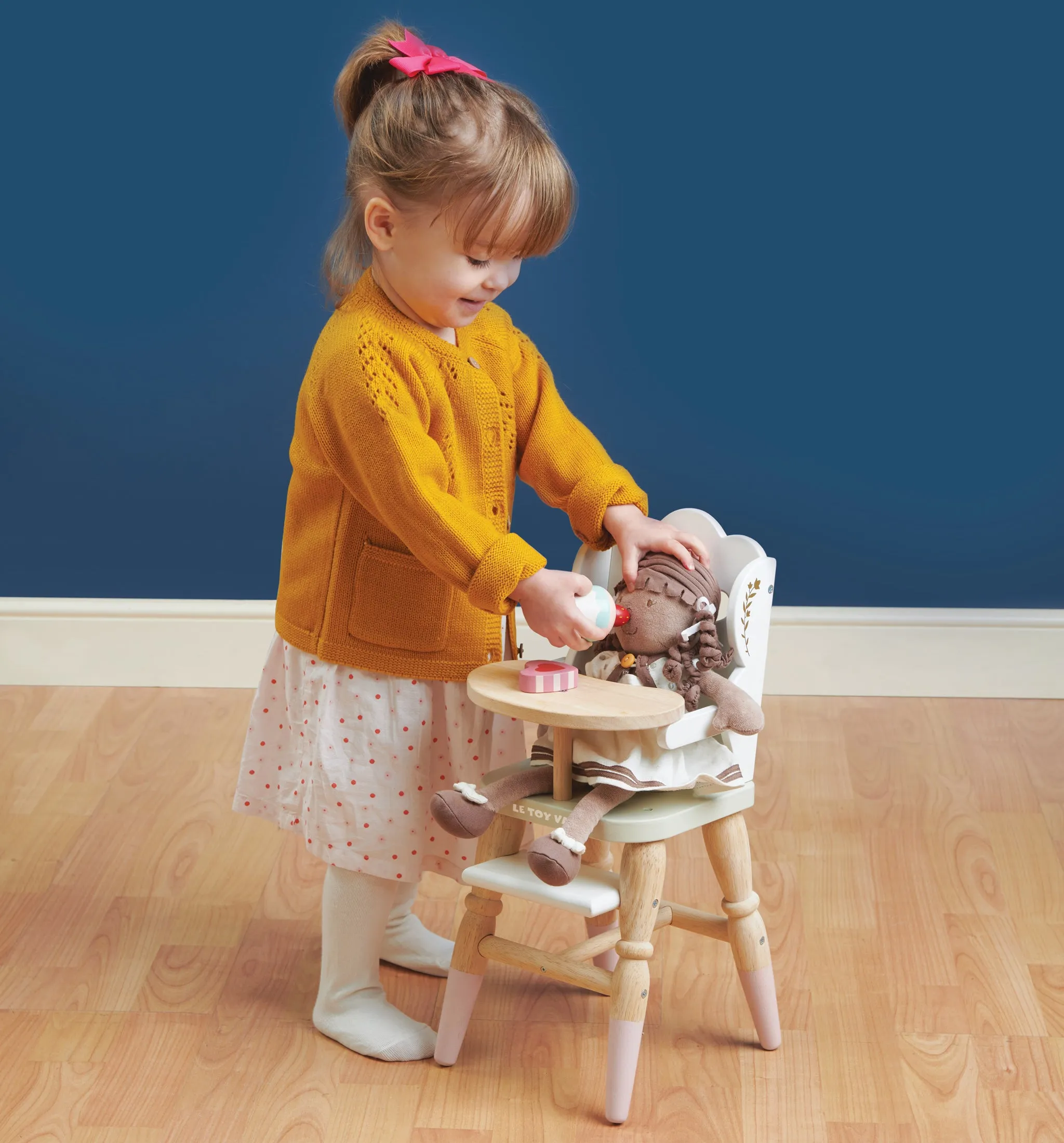 Dolls Wooden High Chair