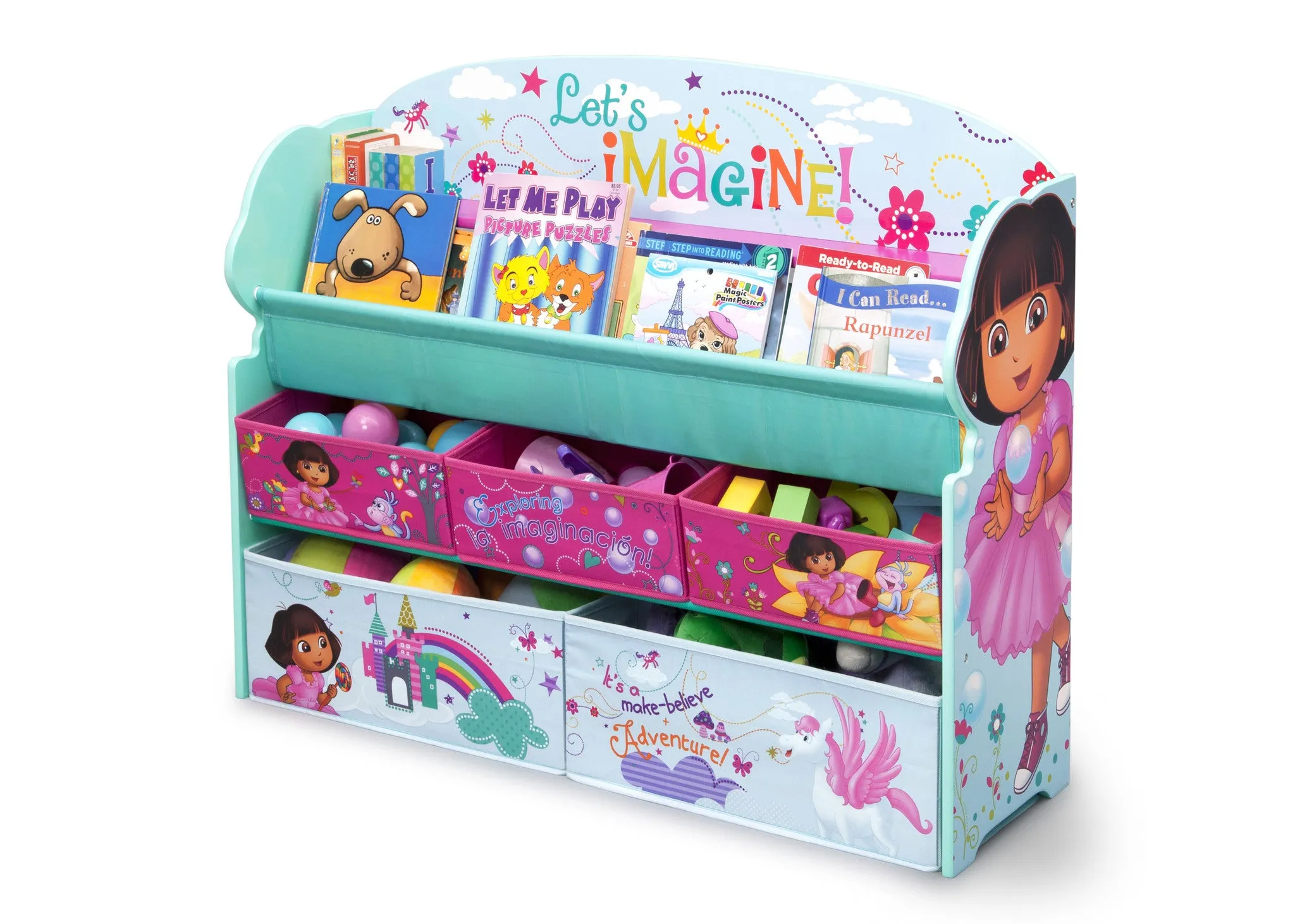 Dora Deluxe Book & Toy Organizer