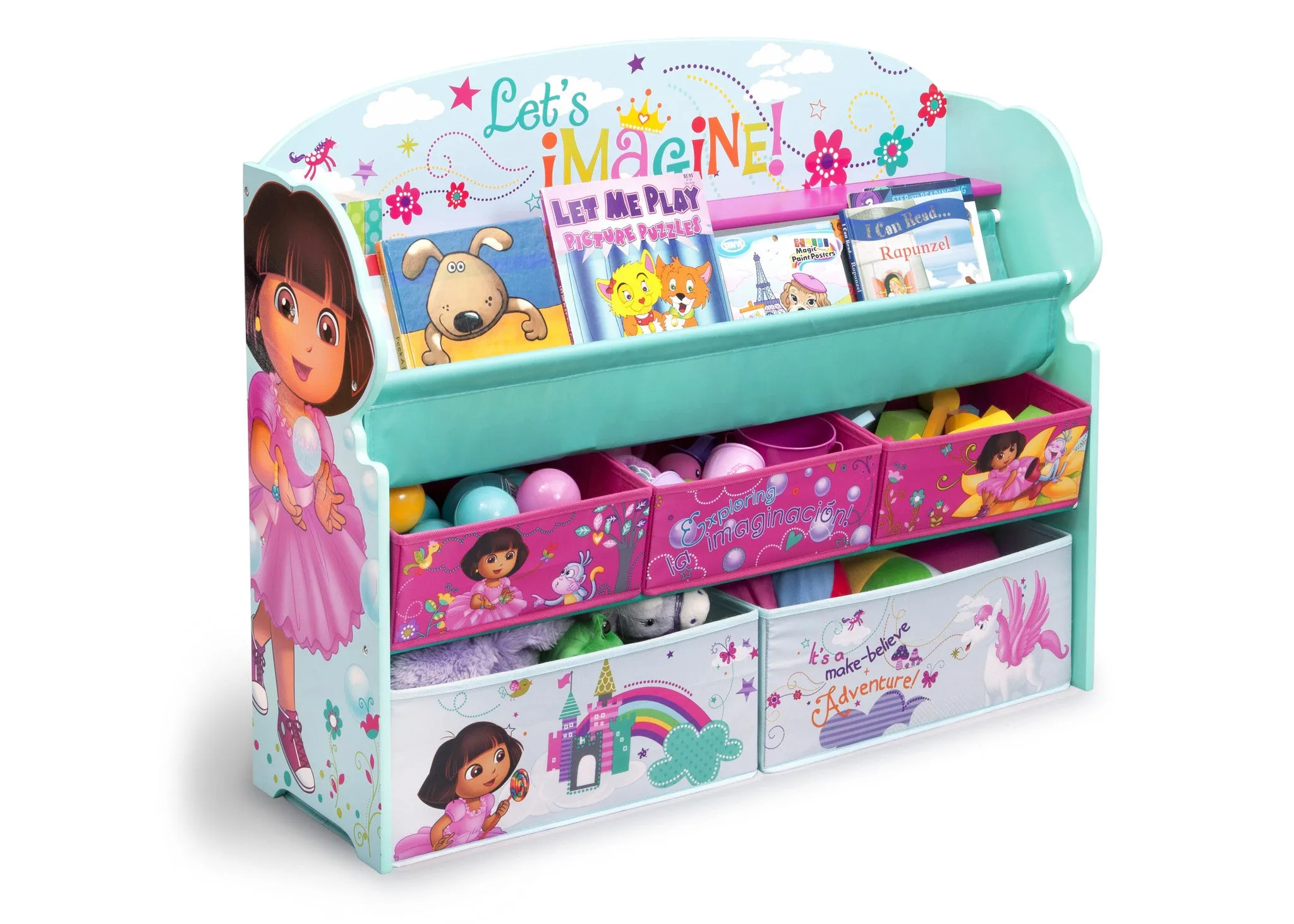 Dora Deluxe Book & Toy Organizer