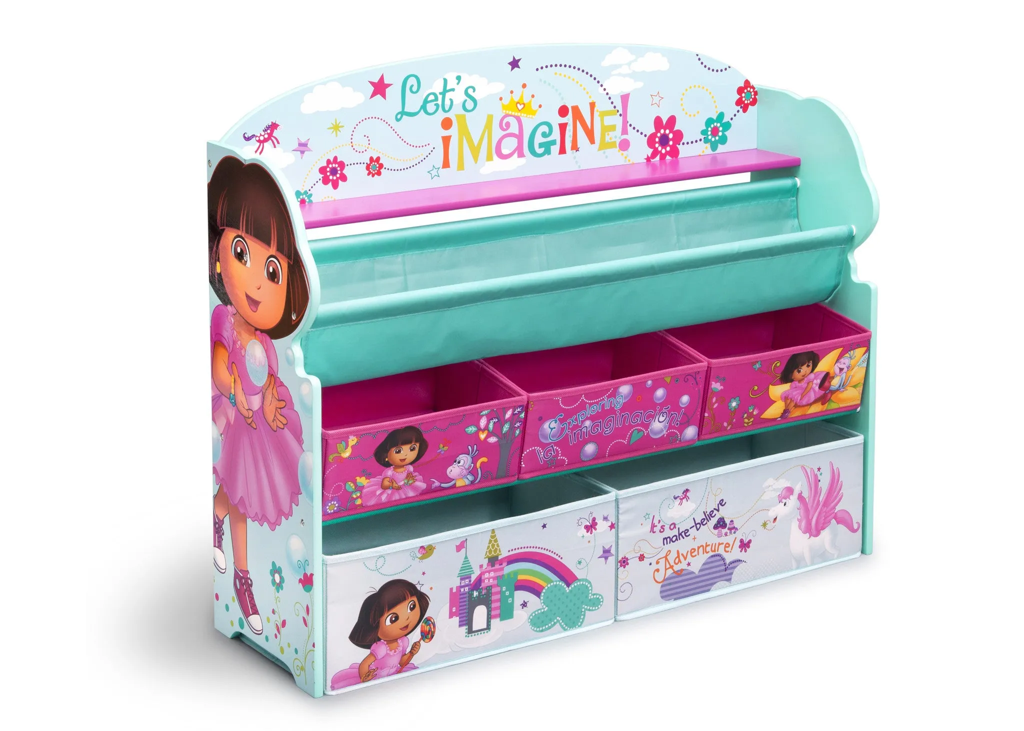 Dora Deluxe Book & Toy Organizer