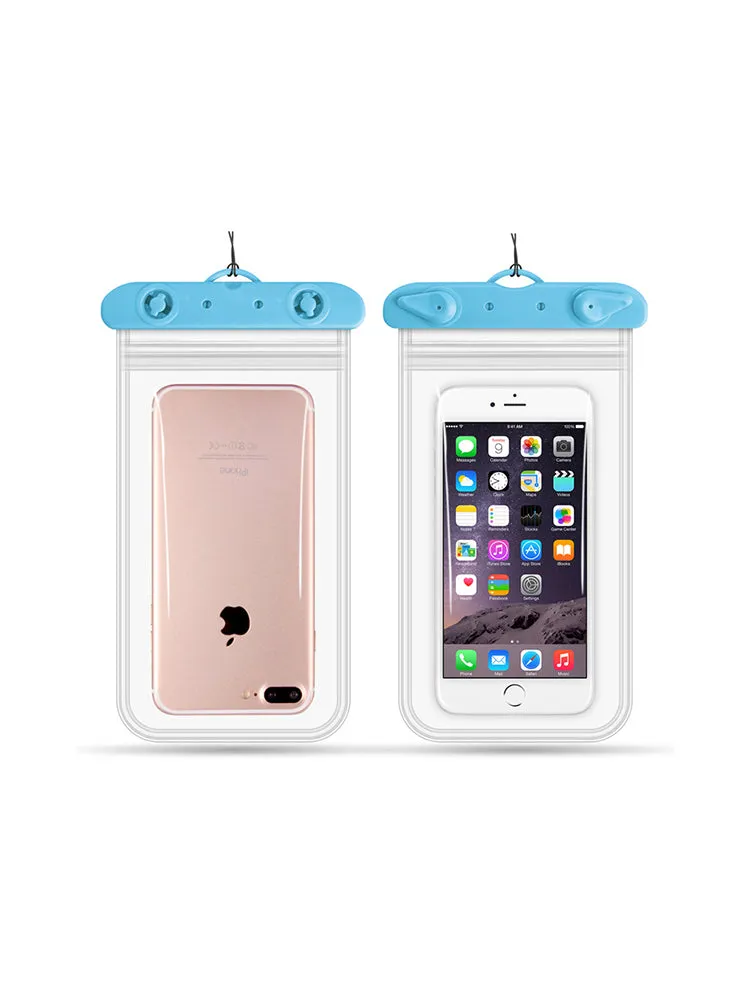 Double Layer Transparent Drifting Waterproof Phone Bag