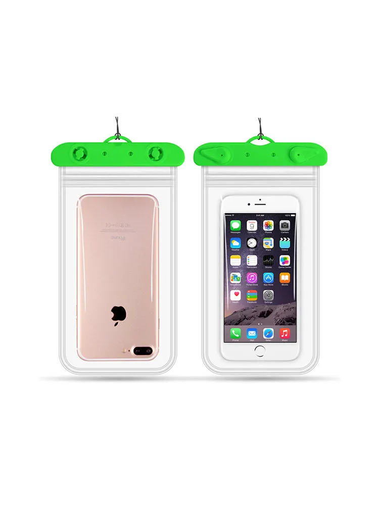 Double Layer Transparent Drifting Waterproof Phone Bag