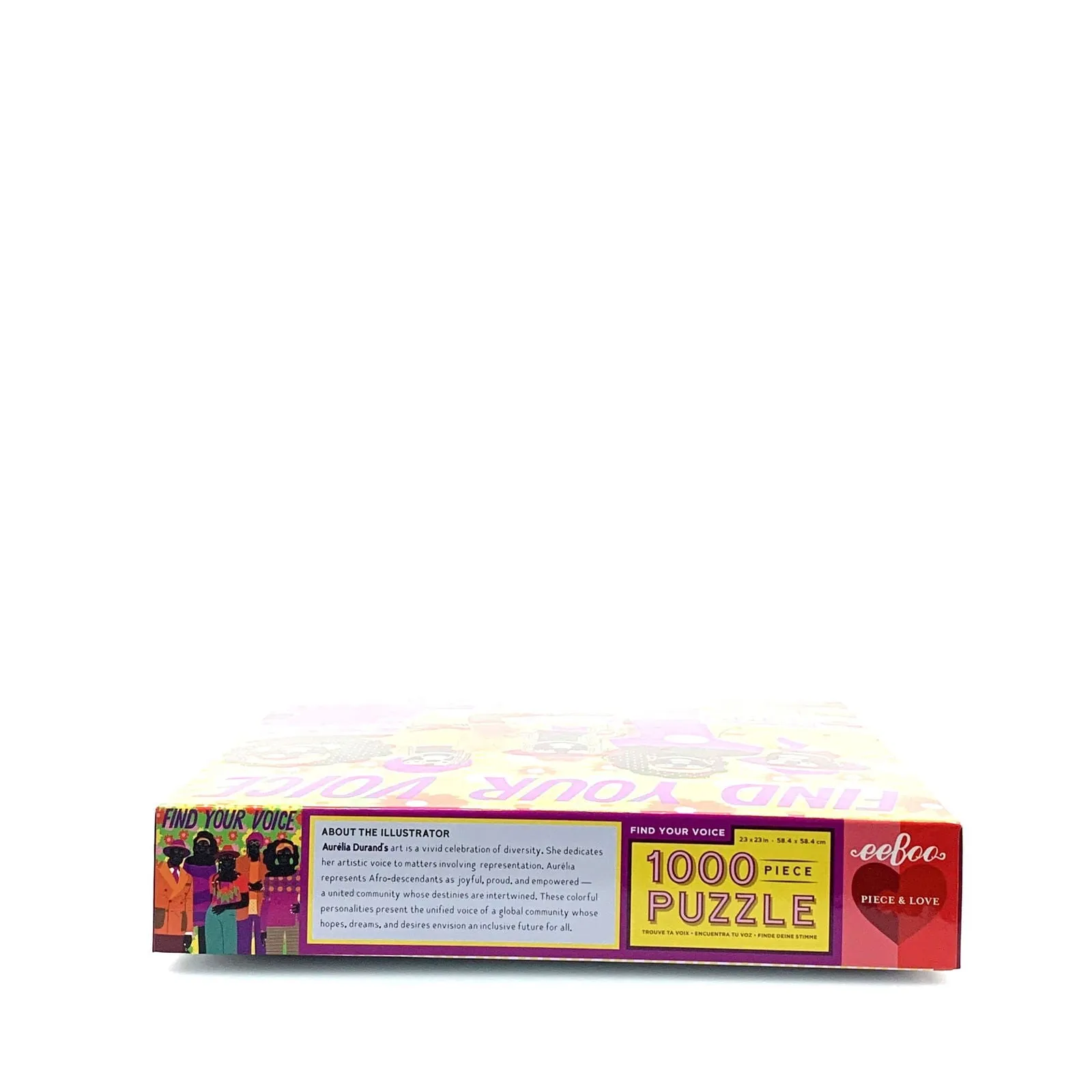 Eeboo | ‘FIND YOUR VOICE’ Jigsaw Puzzle 1000 Pc | Multi-Color | NIB