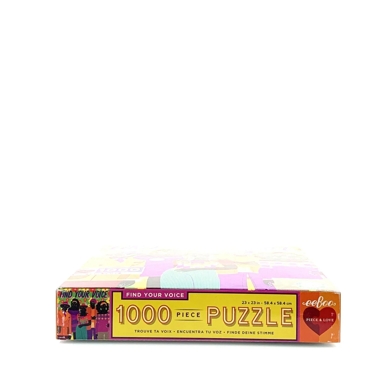 Eeboo | ‘FIND YOUR VOICE’ Jigsaw Puzzle 1000 Pc | Multi-Color | NIB