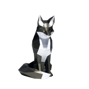 Fox 3D Papercraft Model - Black Limited Edition