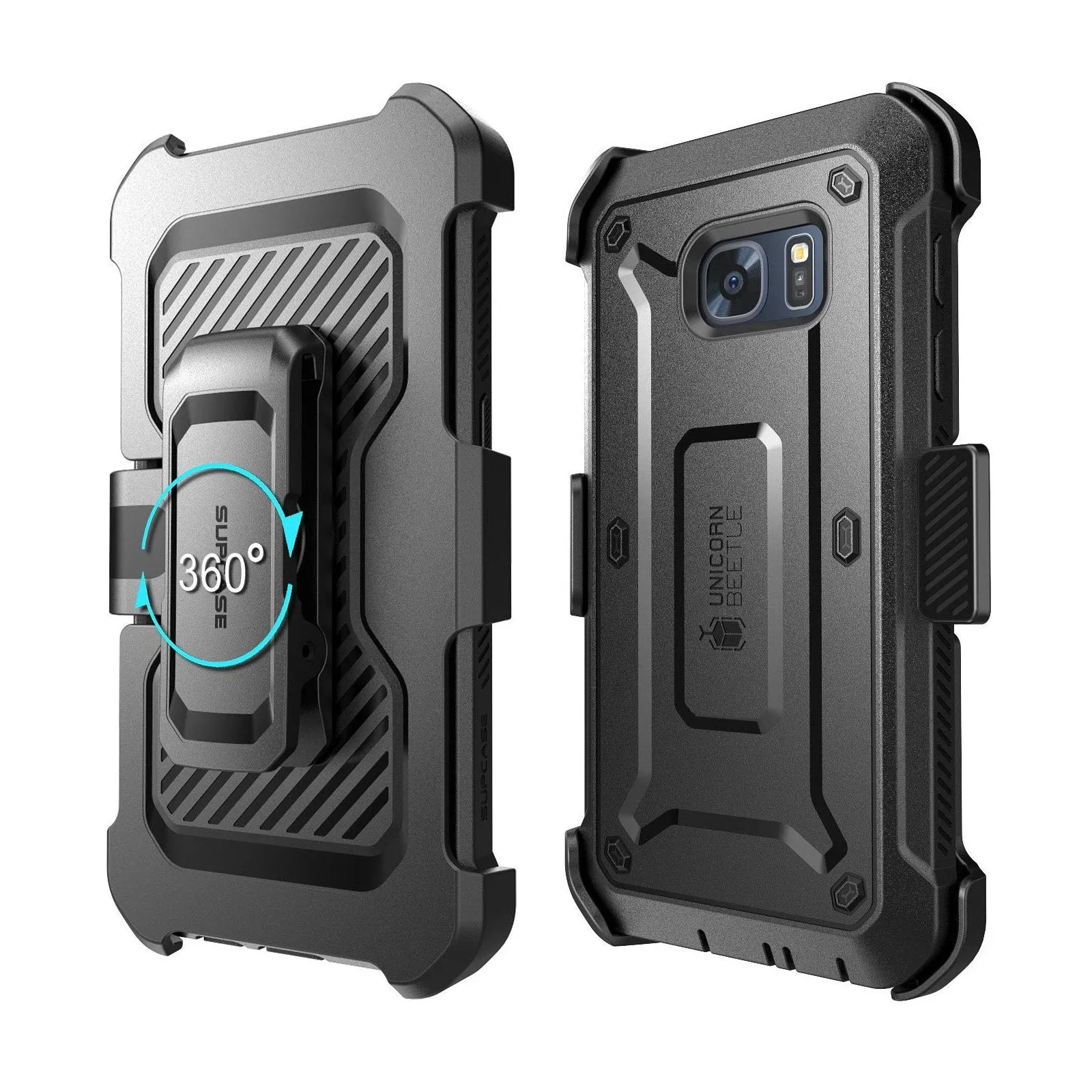 Galaxy S7 Unicorn Beetle Pro Full Body Rugged Holster Case(open box)-Black