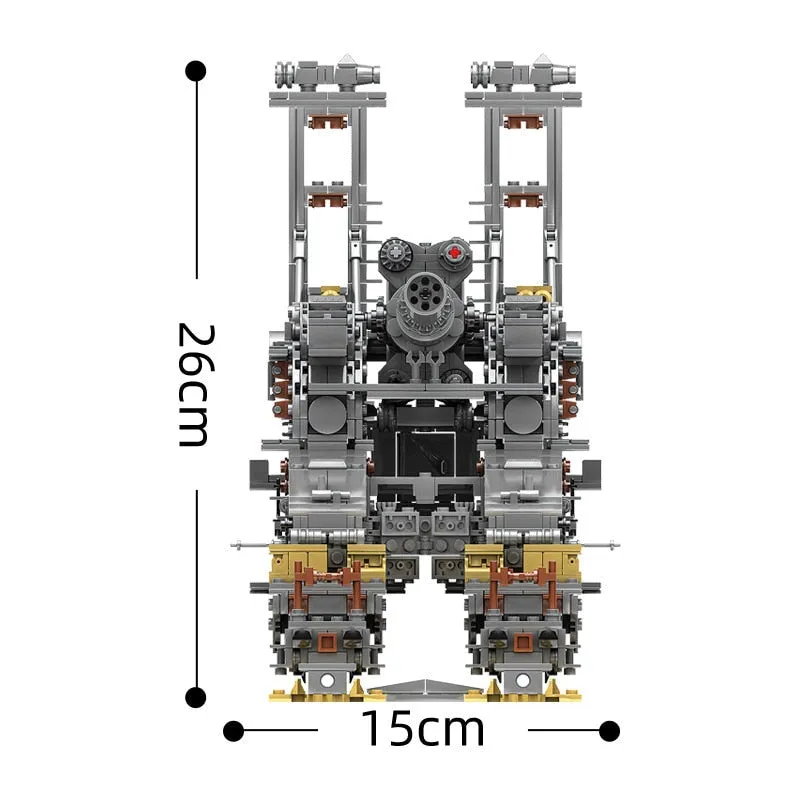 Gustav Dora Cannon Railway Gun WW2 Building Blocks Toy Bricks Set | General Jim's Toys