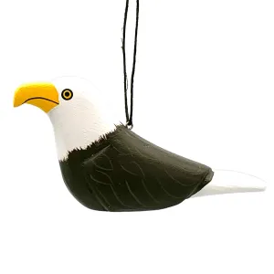 Hand-Carved Bald Eagle Ornament