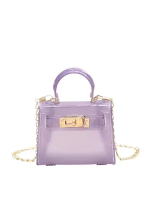 Handbags | Kelly Jelly Bag- Purple | Little Trendy